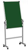 Меловая зелёная магнитная доска, 120х80 см, на подставке, вертикальная